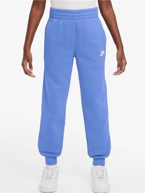 Nike Boys Blue Fleece Sweatpants - Size XS